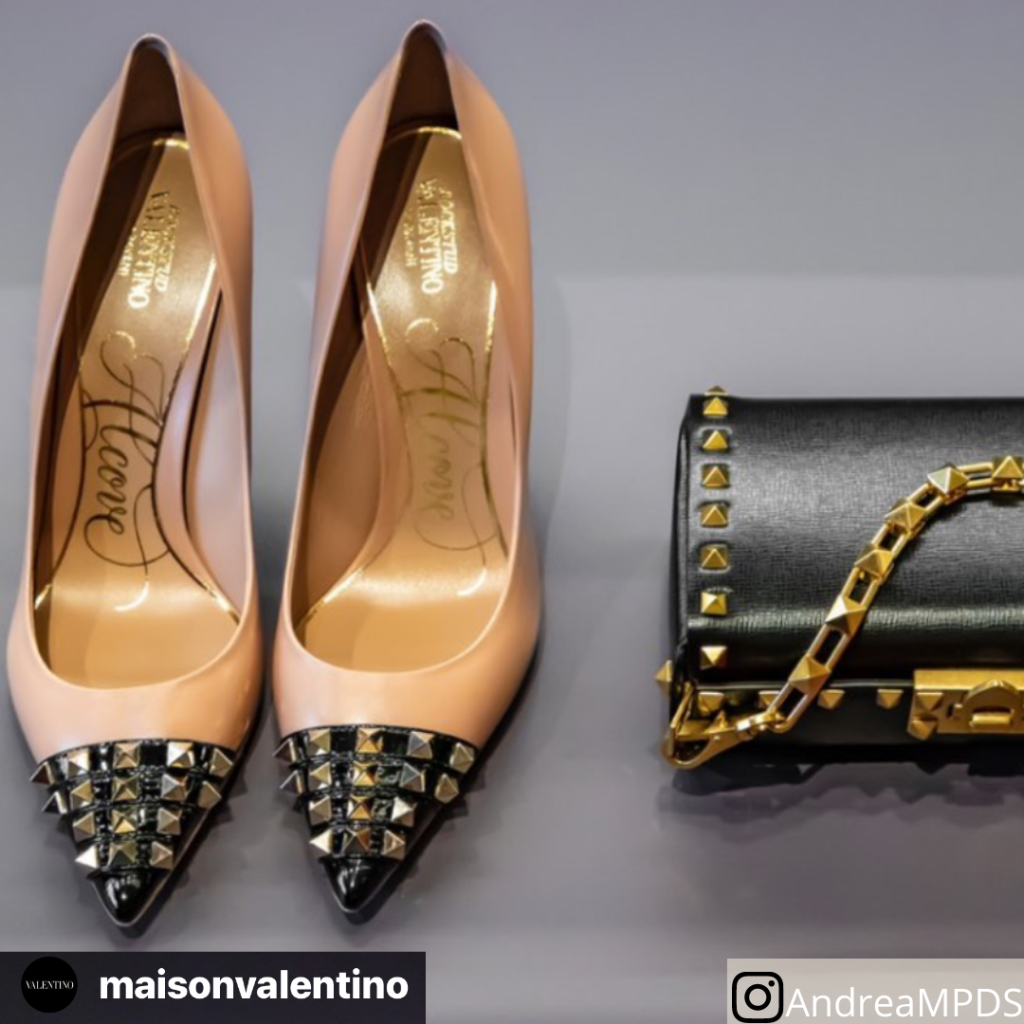 Valentino’s shoes heels toe cap