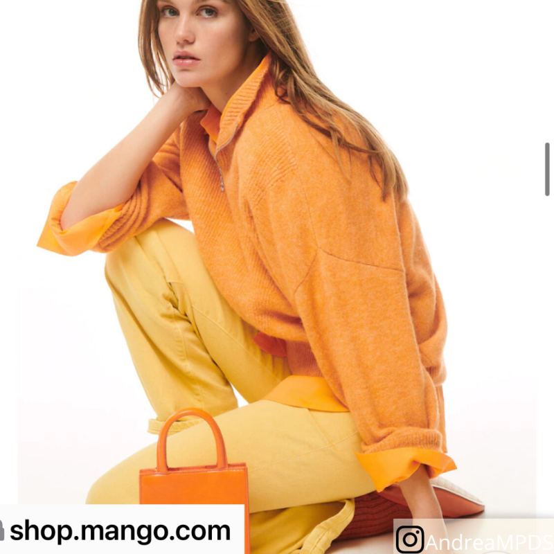 combinar ropa amarilla y naranja